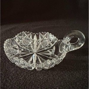 HAWKES American Brilliant Cut Glass Nappy Dish Bowl Signed